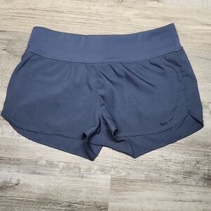Nike Women's Dark Blue Athletic Shorts